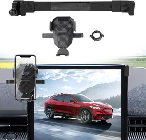 Car Phone Holder for Toyota Corolla 2019-2024/Corolla Cross 2022-2024 Accessories,Adjustable GPS Corolla Phone Mount for 8-inch Screen,Hands-Free Ultra Stable Phone Stand for All Phones in Kuwait