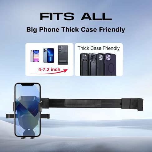 Car Phone Holder for Toyota Corolla 2019-2024/Corolla Cross 2022-2024 Accessories,Adjustable GPS Corolla Phone Mount for 8-inch Screen,Hands-Free Ultra Stable Phone Stand for All Phones in Kuwait