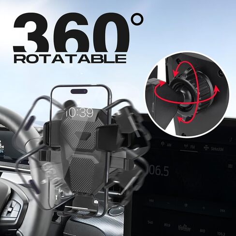 Car Phone Holder for Toyota Corolla 2019-2024/Corolla Cross 2022-2024 Accessories,Adjustable GPS Corolla Phone Mount for 8-inch Screen,Hands-Free Ultra Stable Phone Stand for All Phones in Kuwait