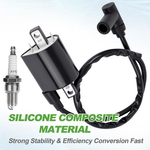 10L0L Golf-Cart-Ignition Coil & Spark Plug-Kit for Yamaha G2 G5 G8 G9 G11 G14 Models, Replaces OEM J38-82310-20-00, Easy Installation Durable Performance in Saudi Arabia