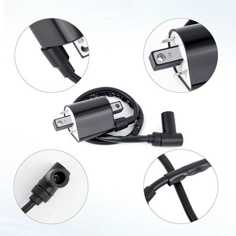 10L0L Golf-Cart-Ignition Coil & Spark Plug-Kit for Yamaha G2 G5 G8 G9 G11 G14 Models, Replaces OEM J38-82310-20-00, Easy Installation Durable Performance in Saudi Arabia