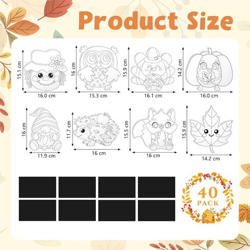 40 Pack Spring Insect Crafts Kit DIY Magnet Sticker Painting Crafts Summer Bug Bee Butterfly Coloring Art Activity Kit Color Your Own Spring Party Classroom Activity Supplies in Saudi Arabia