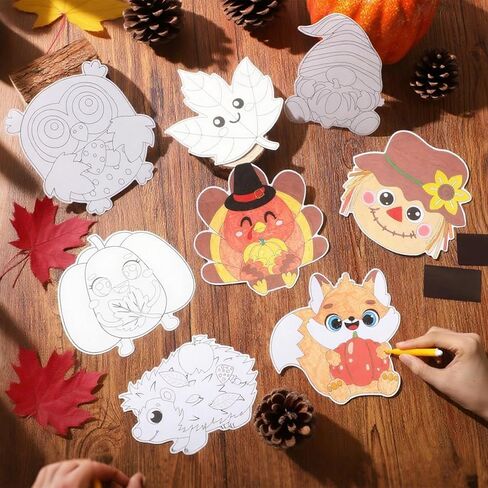 40 Pack Spring Insect Crafts Kit DIY Magnet Sticker Painting Crafts Summer Bug Bee Butterfly Coloring Art Activity Kit Color Your Own Spring Party Classroom Activity Supplies in Saudi Arabia