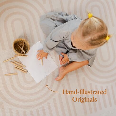 Toddlekind Haven Puzzle Playmat, 4x6 Non-Toxic Interlocking Foam Floor Mat in Saudi Arabia
