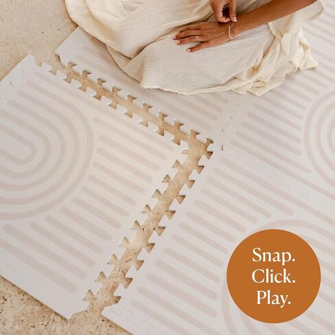 Toddlekind Haven Puzzle Playmat, 4x6 Non-Toxic Interlocking Foam Floor Mat in Saudi Arabia
