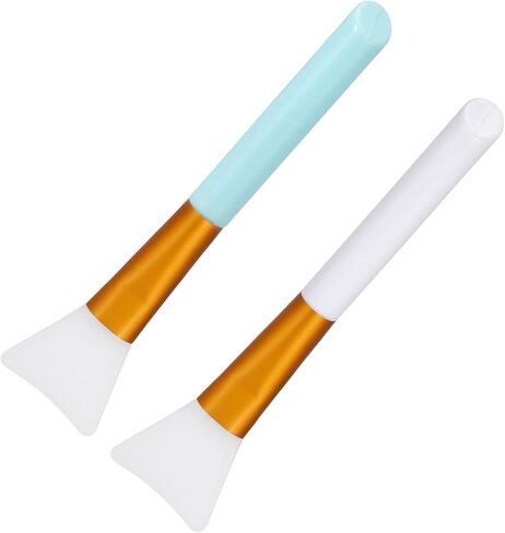 MECCANIXITY Silicone Epoxy Brushes Blue, Pink Applicator DIY Brush for Making Epoxy Tumbler, Pack of 2 in Saudi Arabia