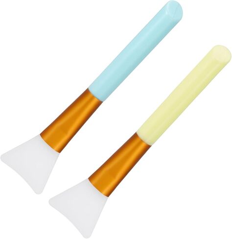 MECCANIXITY Silicone Epoxy Brushes Blue, Pink Applicator DIY Brush for Making Epoxy Tumbler, Pack of 2 in Saudi Arabia