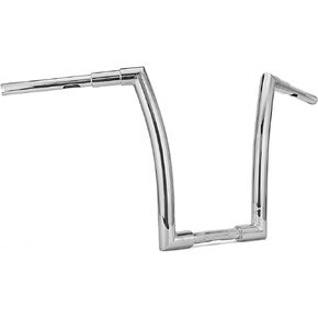 WSays 1.5 inch Fat Bar 14" Rise Ape Bar Handlebar Steel Pipe Black Compatible with Harley Dyna Softail Sportster XL 883 1200 & 1994-2022 Road King Model & 1998-2013 Road Glide