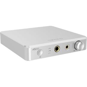 Topping A50 III NFCA Headphone amp Pre-Amplifier - SE/BAL Input 6.35mm Single-dended 4.4mm Balanced Jack 3500mW x2 Powerful Output (A50III Black)