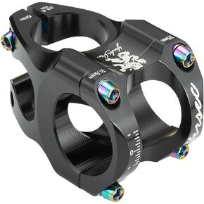MTB Stem 31.8 * 35mm Bike Handlebars Short Stems 1 1/8 Lightweight CNC Aluminum for Trail Enduro AM XC All-Mountain Bike