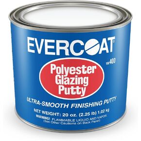Evercoat Polyester Glazing Putty for Galvanized Steel, Aluminum, Fiberglass & More - 20 Oz