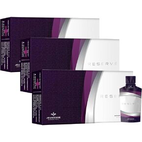 Jeunesse Global Reserve Antioxidant Fruit Blend Nutritional Supplement, (30ml) 30 Packets per Box (Pack of 3)
