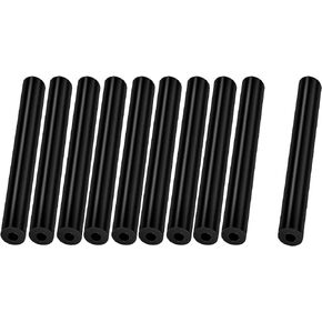 Sun Visor Repair Kit for Jeep Wrangler JK JKU (07-17), Sun Visor Repair Tube，for Driver & Passenger Side Sunvisor Rubber Material 10 PCS （Black）