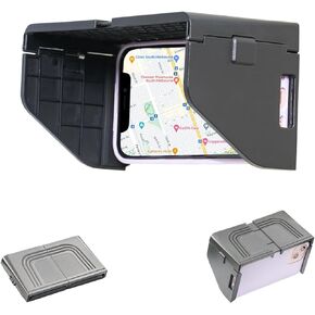 Foldable Sun Shade Visor for Mobile Phones, Remote Controllers, Anti-Glare Hood, Sun Shield, Easy to Install