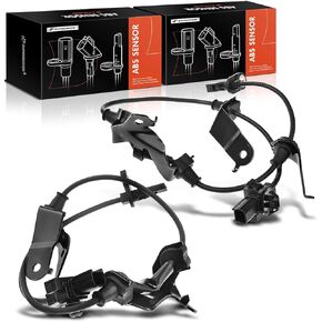 A-Premium ABS Wheel Speed Sensor Compatible with Honda, Acura Models - Accord 2008-2012, TSX 2009-2012 - Front Driver and Passenger Side, 2-PC Set, Replace# 57450-TA0-H01, 57455-TA0-A01