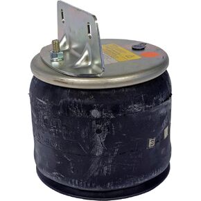 Dayton Parts 452-9616L Air Spring, Rolling Lobe, Composite Piston, 8.66" Static Height, 9" top Plate Diameter, 9.53" Piston Diameter, One Stud One Hole w/Bracket, Two Stud Piston