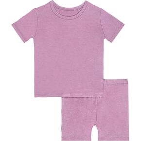 GUISBY Rayon Baby Toddler Kids Girls Boys Soft Short Pjs Cool Summer Pajamas 2pcs Sets in Kuwait