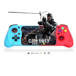 Wireless Cloud Gaming Controller for iOS, Android, Windows PC, including iPhone15/14/13, Steam etc.. Hall trigger, Linear trigger and Analog trigger E-Sports Handle Gamepad, Bluetooth Black