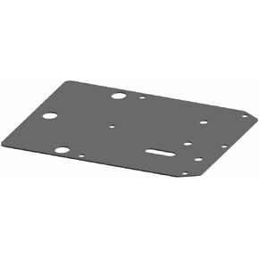 Polaris RZR Skid Plate, Rear, Plastic, Gloss Black, Genuine OEM Part 5438355-070, Qty 1