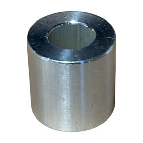 Aluminum Spacer 1" OD x 1/2" ID x Choose Your Length, Round Spacer Unthreaded Standoff Bushing Plain Finish, Fits Screws Bolts 1/2" or M12 by Metal Spacers Online (1/2" Length, 10 Pack)