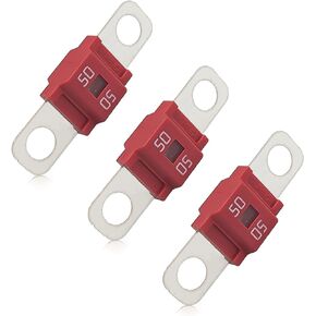 3PCS AMI/Midi Fuse, High Current 80A, for Cars, Buses, Trucks, Caravans, Construction Vehicles, Passenger Car, Electrocar Golf Cart, Motorhome