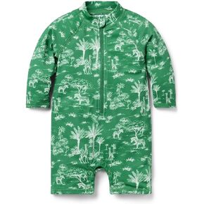 Janie and Jack Boys' Baby Toile Onepiece Rashguard Swim (Infant)