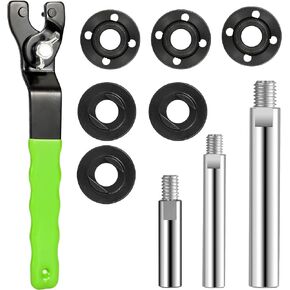 Angle Grinder Universal Adjustable Spanner(10-50mm) with 5/8"-11 Flange Nut，Compatible with Makita, Dewalt, Bosch, Hitachi, Milwaukee, Metabo and other brands