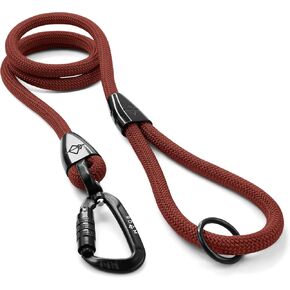 MADE TO ROAM Premium Explorer Leash - Climbing Rope Leash with Autolocking Aviation Aluminum Carabiner - Carolina Blooms, 6ft in Kuwait