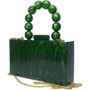 Mahir Antique Craft Women Luxury Acrylic Marble Clutch Purse Formal Handbag Party Bridal Wedding Clutch Purse for Women & Girls