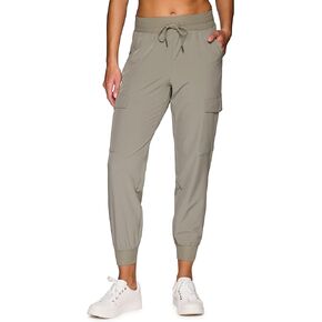 RBX Cargo Joggers for Women, Lightweight Stretch Woven Women's Cargo Pants for Casual Wear, Hiking, Workouts, with Plus Sizes