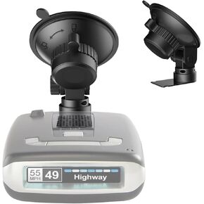 Car Radar Detector Mount, Suitable for Escort MAX, MAX 2, 2015-2019 MAX360 Radar Detector, Windshield and Dashboard Suction Cup Base, Easy to Install