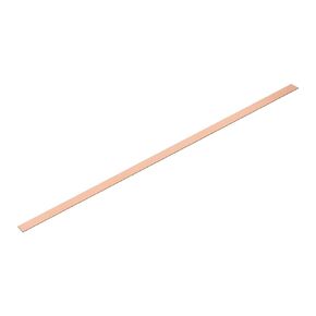 uxcell Copper Flat Bar, 0.04" Thickness x 0.59" Width x 15.75" Length Copper Bus Bar Stock Plate Mill for Electrical (1mm x 15mm x 400mm)