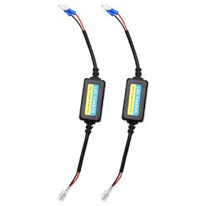 H1/H3/H7 LED Anti Flicker Error Code Capacitor LED Resistor Canbus Decoder Warning Canceller Capacitor, 2Pcs