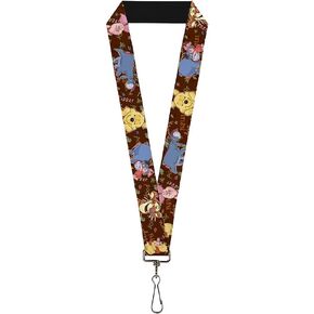 Buckle Down Lanyard-1.0-Winnie The Pooh Character Poses