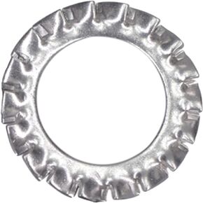 M5 304 Stainless Steel External Tooth Star Lock Washers（100Pcs）