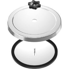 KoolStone Rock Tumbler Barrel 's Top Lid Accessories, Only Compatiable with KoolStone Rock Tumbler, Diameter 5 inches