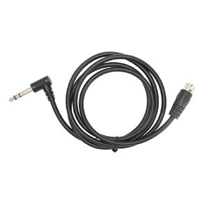 Estink 6.35mm Male to MIDI Din 5Pin Male Cable, 4.9ft 90 Degree 6.35mm Male to MIDI Din 5Pin Male Cable Right Angle 6.35mm to MIDI Sound Connection Cable for Connect Speaker Amplifier