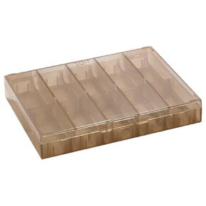 Caplugs Evergreen 240-9020-Z10 MC Series - غرفة رطوبة مناعية، بوليسترين أسود، عبوة من 3 قطع، 10 حجرات معزولة، تصميم محكم الغلق، قابل للتكديس، مناعي