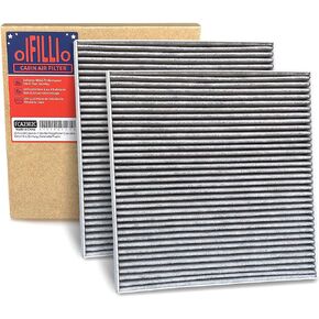 OIFILLIO Cabin Air Filter Freightliner Cascadia cabin air filter abp n10g 91559 for Cascadia Columbia Coronado 122SD Trucks AF26235, PA4857, 24318, P609422, BOA91559 with charcoal 2pcs