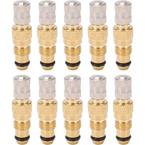 Tractor Air Liquid Valve Stem, 10PCS Tractor Air Liquid Valves Tire Brass Valve Stem TR218A CH3 Core Housings Replacement