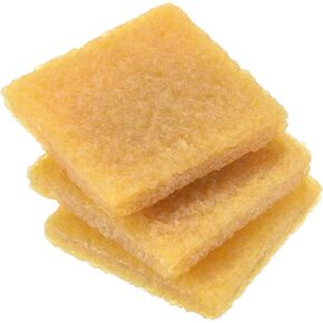 PATIKIL 50x35x8mm Residue Eraser Rubber Cement Eraser, 6 Pack Rectangle Adhesive Remover Cleaning Tool for Paper Craft Sanding Belt Discs Skateboard, Yellow