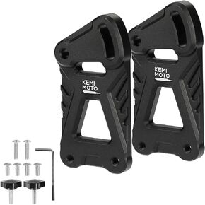 KEMIMOTO Adjuster Windshield Risers Compatible with KLR 650 KLR650 2022-2023 Motorcycle Windshield Extension Adjustable Bracket