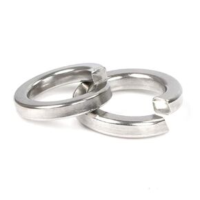 100 Pcs M3 Split Lock Washer Spring Lock Washer, 304 Stainless Steel,Gasket Ring for M3 Screw Bolts
