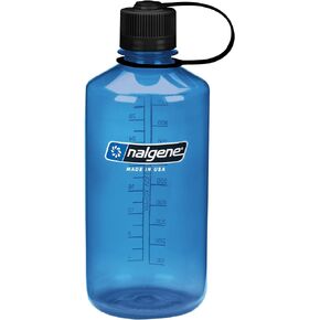 Nalgene Tritan Narrow Mouth BPA-Free Water Bottle, Slate Blue, 32 oz