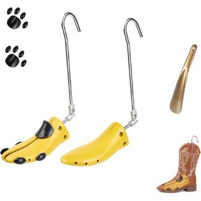 RicePecker Shoe Boot Stretcher Men Women for Cowboy Boot，2Packs Adjustable Cowboy Boot Stretcher Shoe Stretcher Women