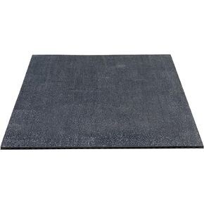 MSI Heavy Duty Horse Stall Mats - Durable 3/4 in. Thick Rubber Flooring - Solid Black - 3.5' x 6' Stable Mats for Stables and More - 42 in. x 72 in.