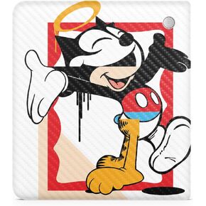 Carbon Fiber Tablet Skin Compatible with Kobo Libra 2 (2023) - Character Swap - Premium 3M Vinyl Protective Wrap Decal Cover - Easy to Apply | Crafted in The USA by MightySkins