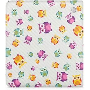 Carbon Fiber Tablet Skin Compatible with Kobo Libra 2 (2023) - Owls - Premium 3M Vinyl Protective Wrap Decal Cover - Easy to Apply | Crafted in The USA by MightySkins