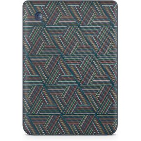 Carbon Fiber Tablet Skin Compatible with Kobo Clara 2E (2022) - Triangle Stripes - Premium 3M Vinyl Protective Wrap Decal Cover - Easy to Apply | Crafted in The USA by MightySkins