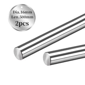 2pcs 12mm x 1000mm (0.472 x 39.37 inches) Metric Linear Motion Rod Case Hardened Chrome Plated Linear Shaft Rail Guide for 3D Printer DIY CNC - Metric h8 Tolerance BELLA BAYS
